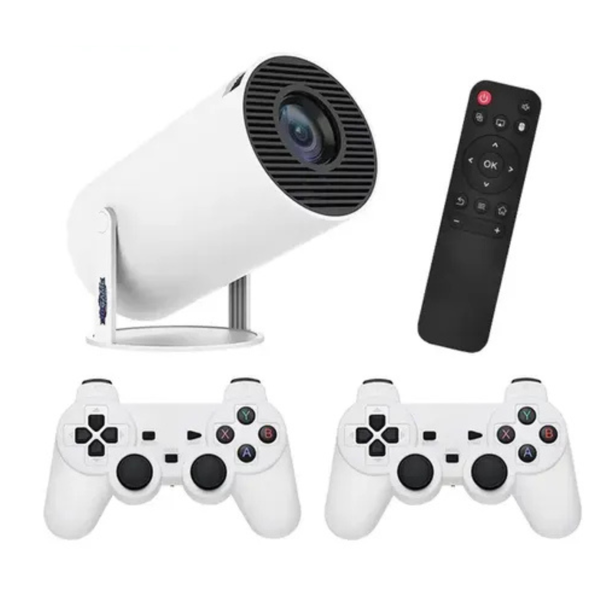 Mini Consola 2 Controles, Proyector 4K