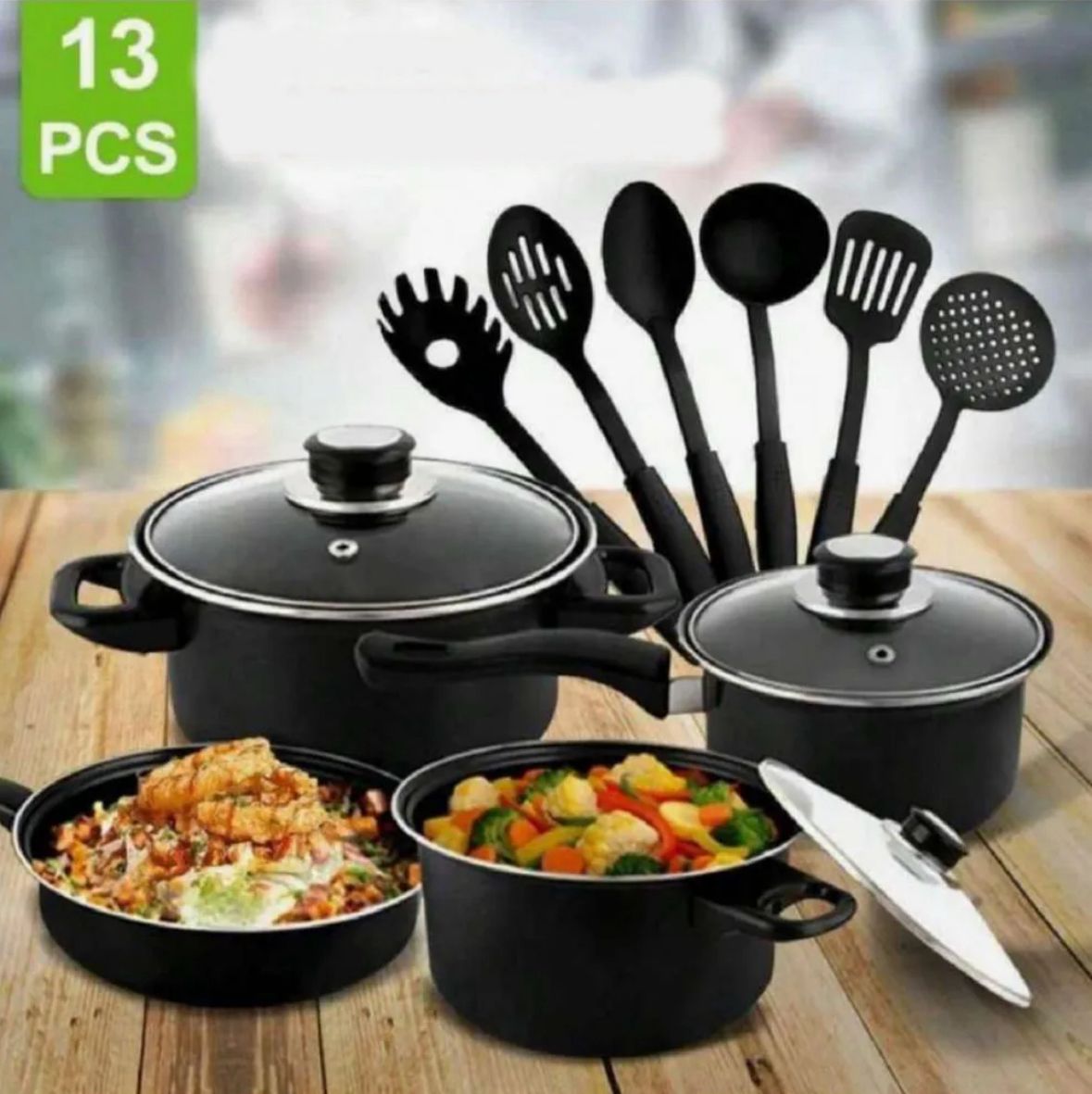 SET DE OLLAS  13 PIEZAS