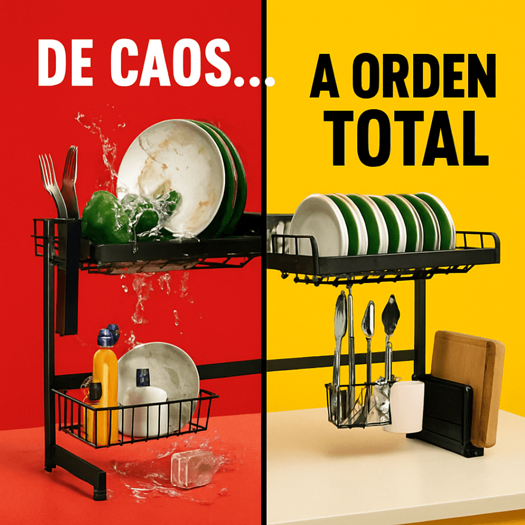 Escurridor de Platos en Acero Inoxidable – 85 cm