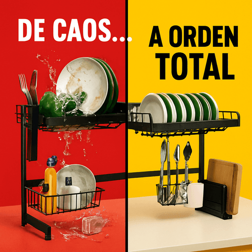 Escurridor de Platos en Acero Inoxidable – 85 cm