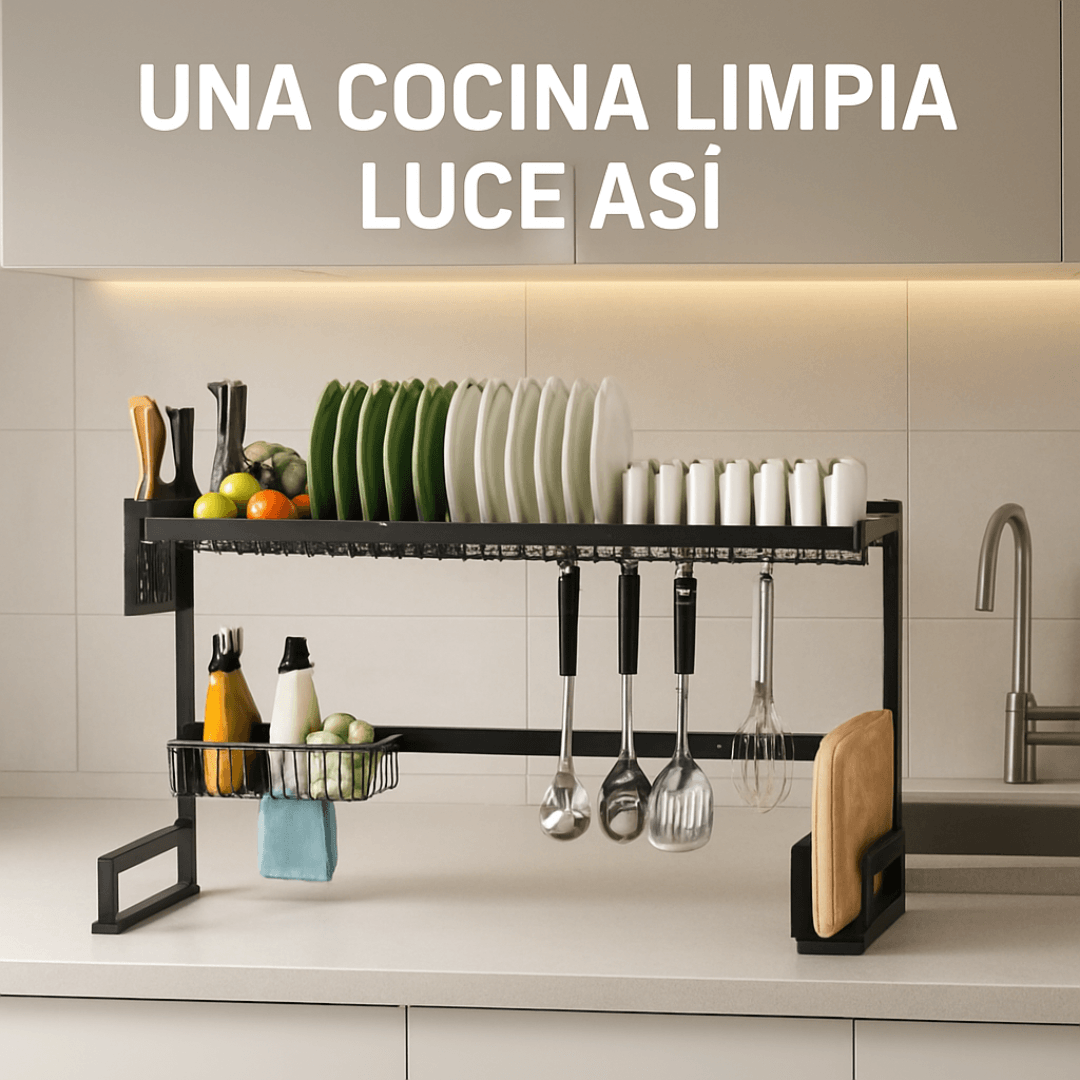 Escurridor de Platos en Acero Inoxidable – 85 cm