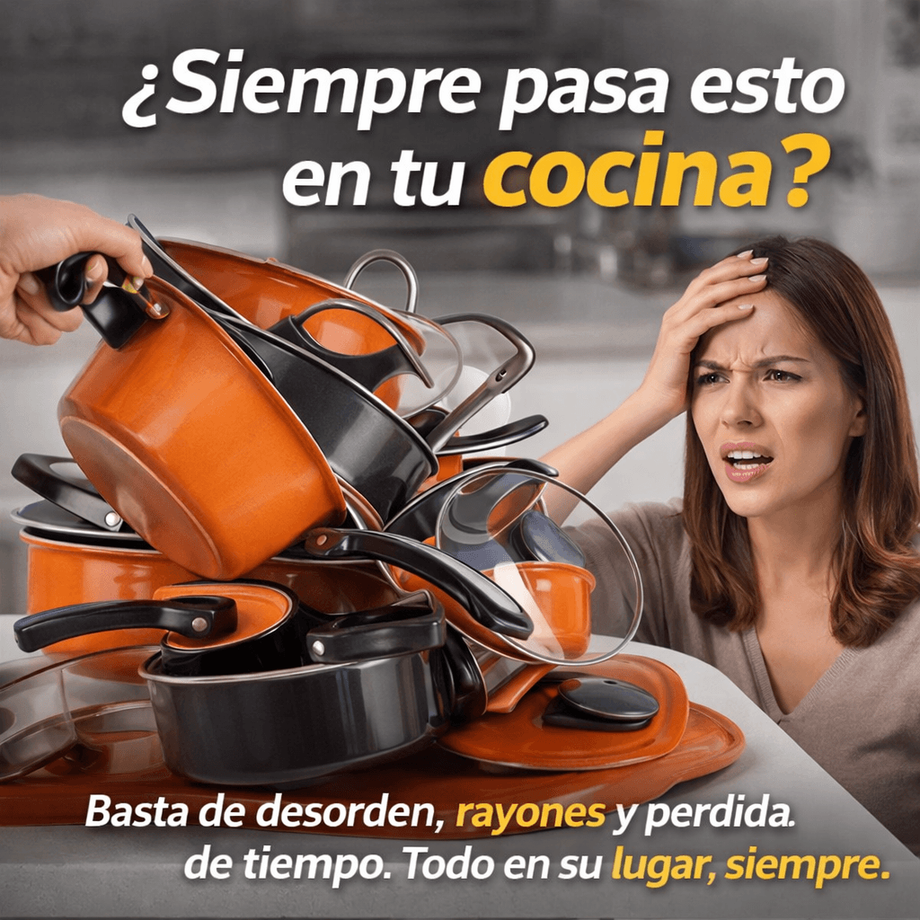 Organizador Multinivel Expandible para Ollas y Sartenes